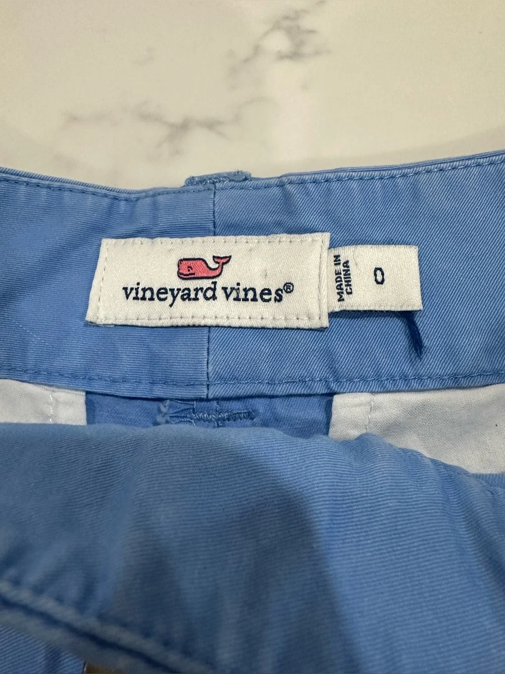 Vineyard Vines Women’s Light Blue Cotton Blend Shorts